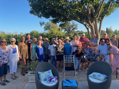 Right photo of tennis players